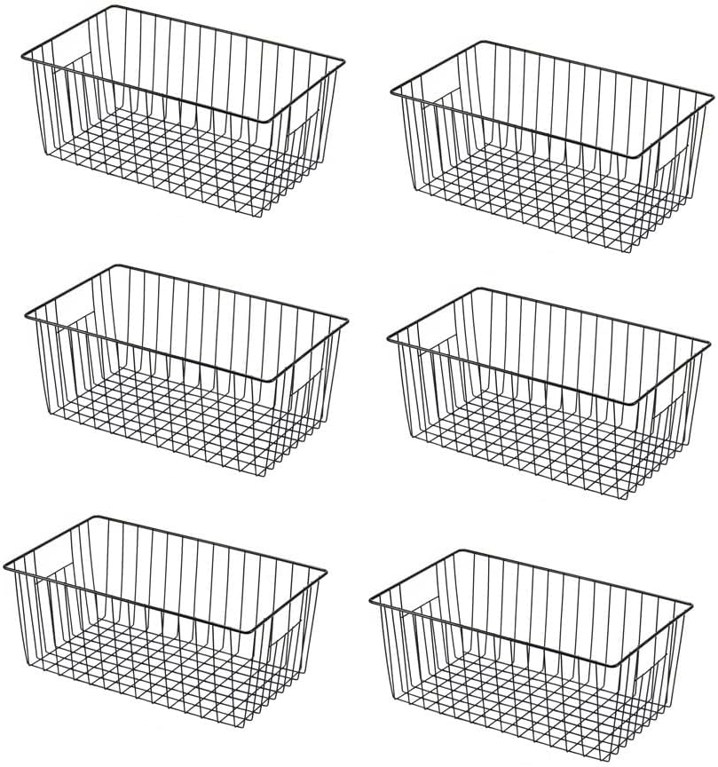 Wider Freezer Storage Organizer Baskets for Maximum Space