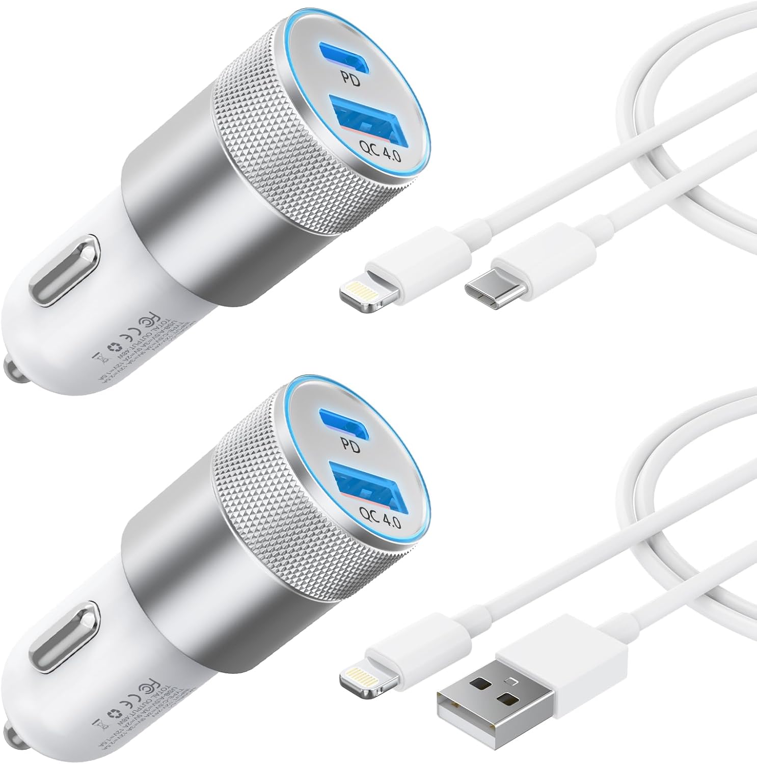 Fast Charge with PAIMIAN MFi Certified Car Charger
