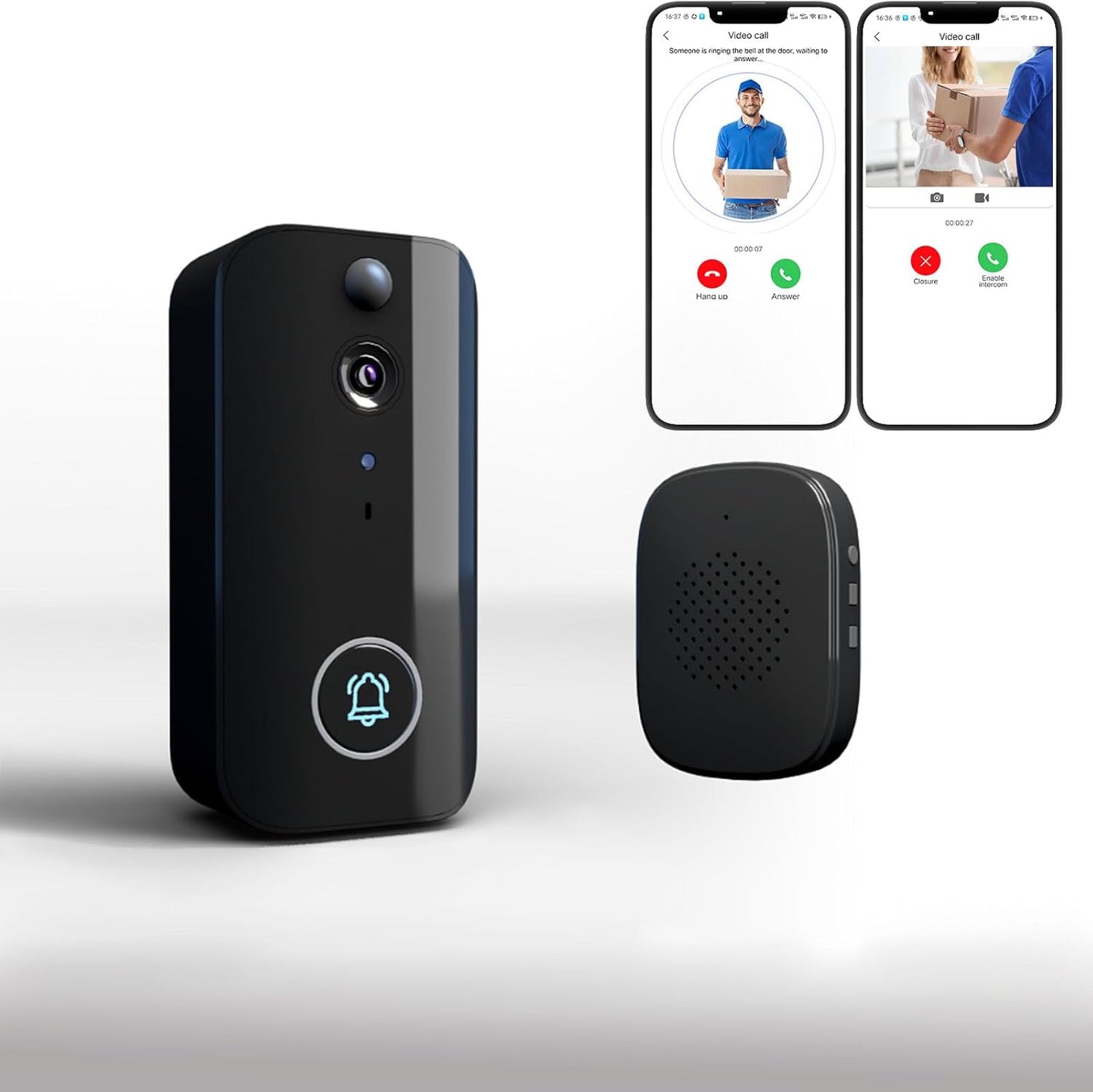 visiPower: Wireless Night Vision Doorbell