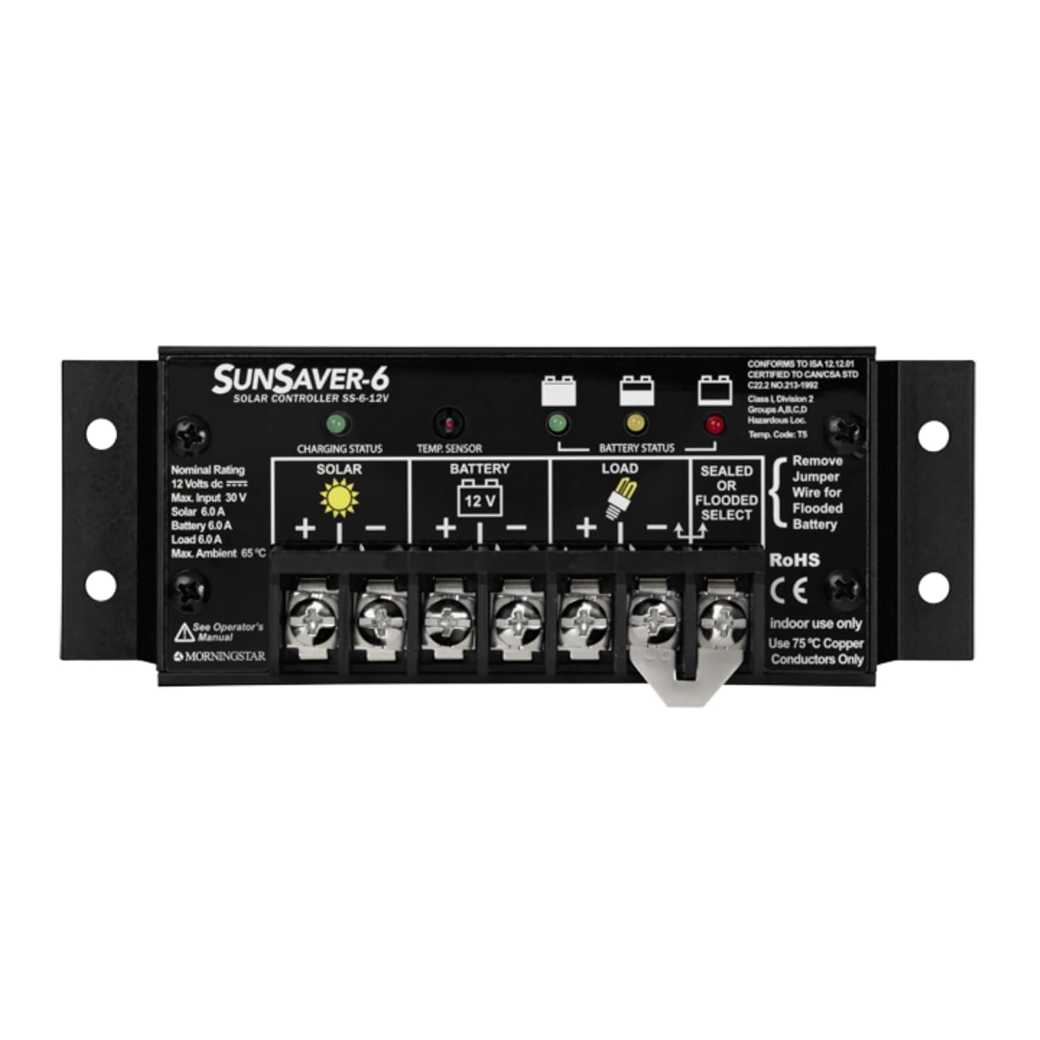 Morningstar SunSaver 6A PWM Solar Charge Controller Review