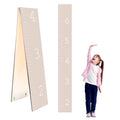 Wooden Growth Chart for Wall - 6.33 ft Kids Height Ruler - Writable