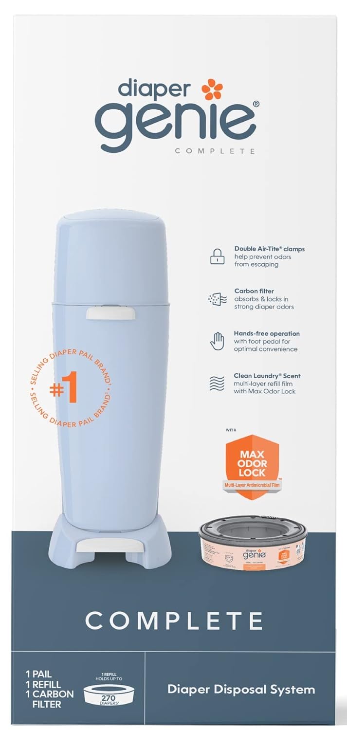 Playtex Diaper Genie Complete Pail with Built-In Odor Control
