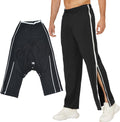 Tear Away Pants for Men Two Side Zippers Sweatpants - Easy Care