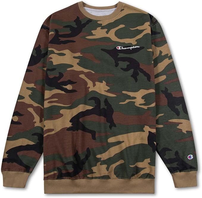 Champion Crewneck Fleece Sweatshirt for Men's Big and Tall Sizes
