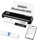 Portable Thermal Printer 300DPI Wireless for Travel - Compact Mobile
