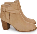 Tie Knot Chelsea Pump Ankle Boots - Comfortable Faux (Style V4PR)