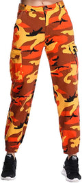 Camo Cargo Pants for Women - Comfortable High Waist Joggers Women's