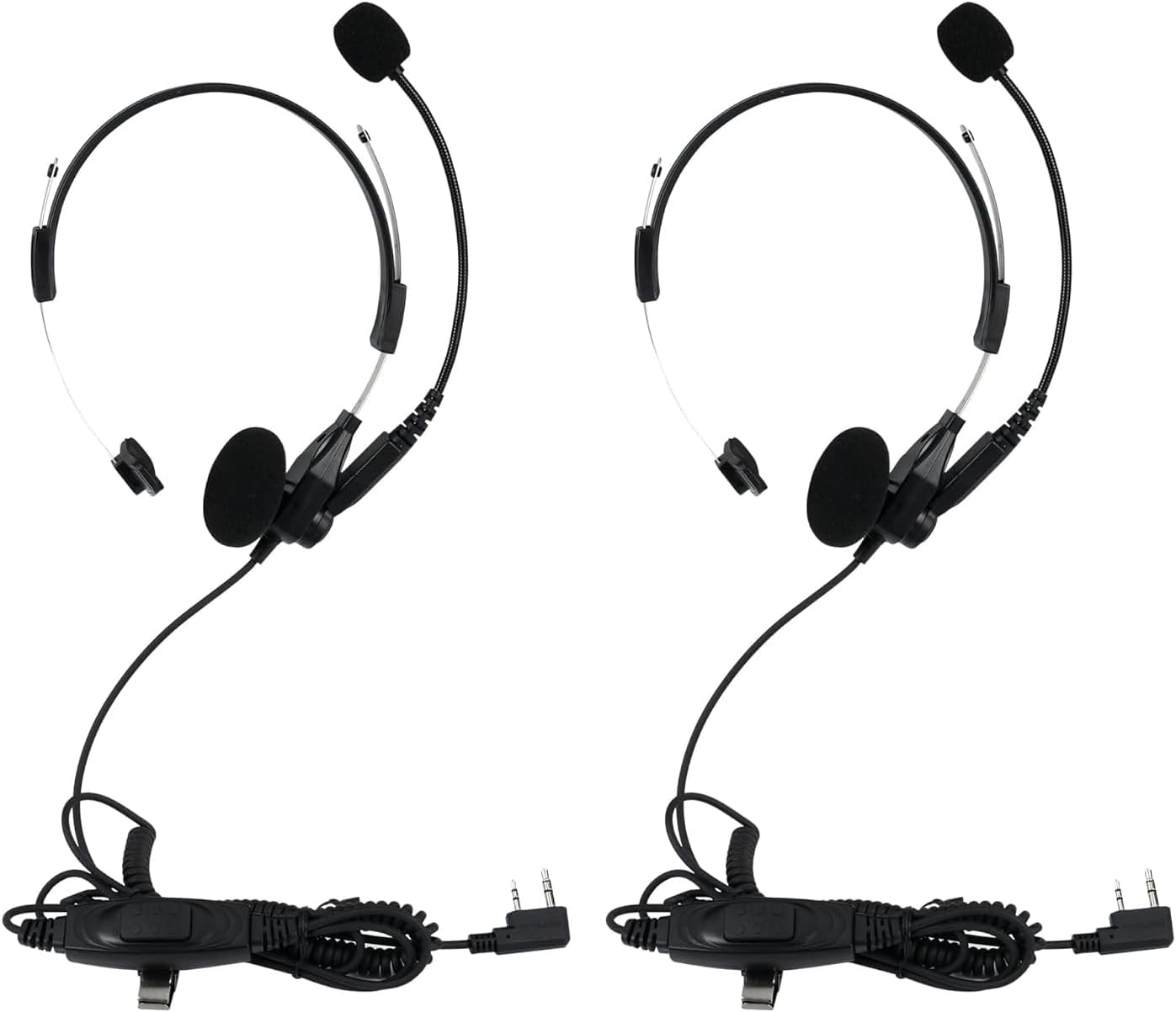 Retevis EHK013 Two Way Radio Headset with Mic for Walkie Talkies