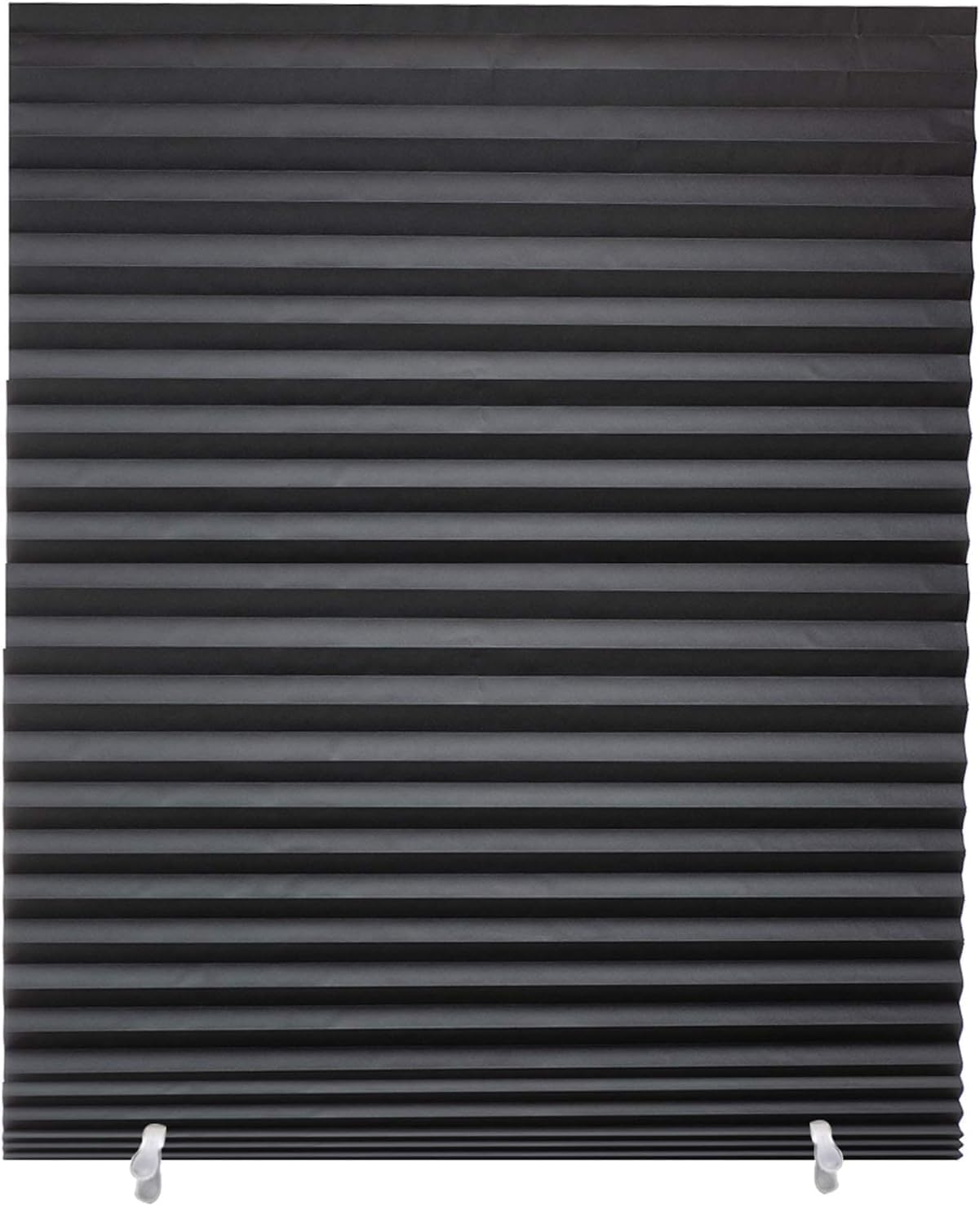 Pleated Paper Temporary Shades for Indoor Windows - Blackout