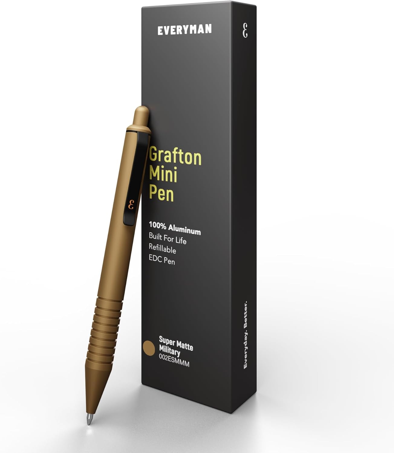 Everyman Super Matte Mini Click Pen for Everyday Writing