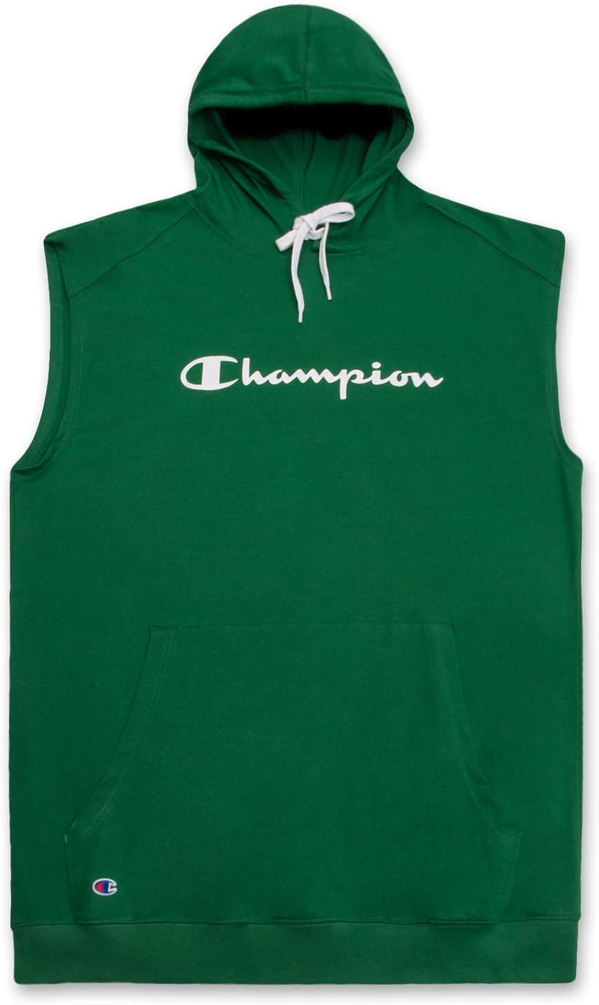 Champion Big and Tall Sleeveless Hoodies for Men - Comfort & Style
