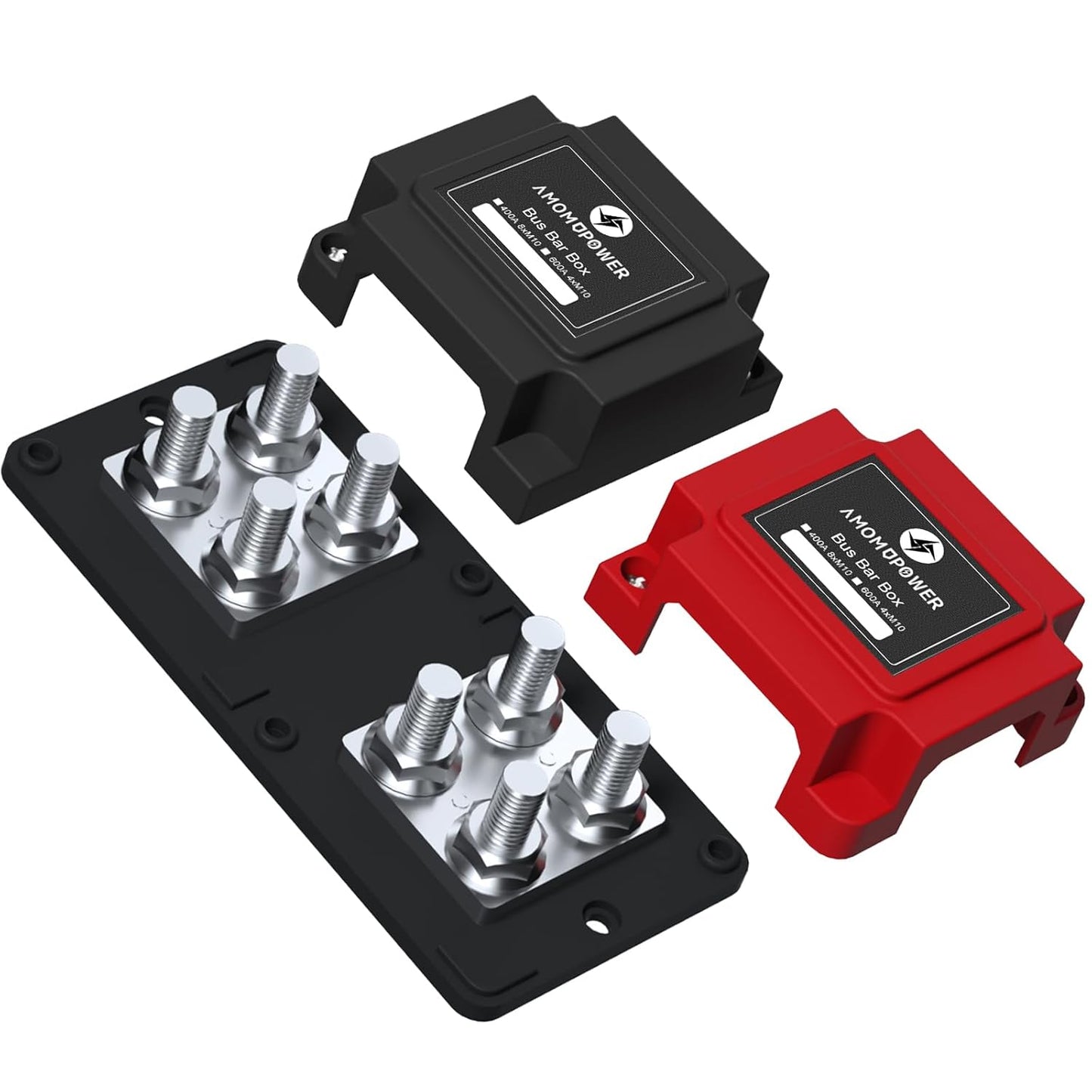 400A Busbar 12V-48V DC Heavy Duty Copper Power Distribution Block