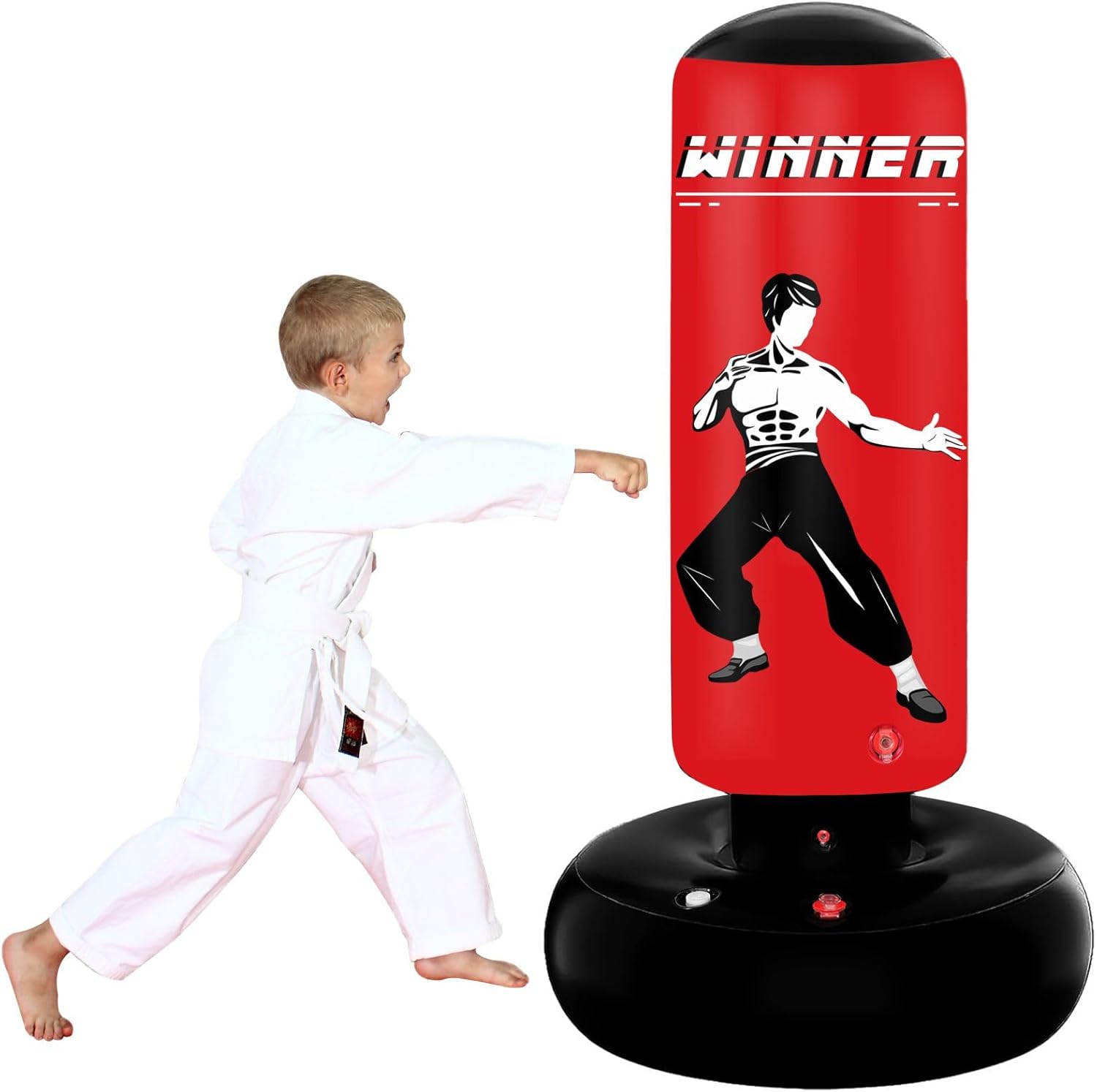 Kids Punching Bag for Age 5-12 - Inflatable Boxing Fun