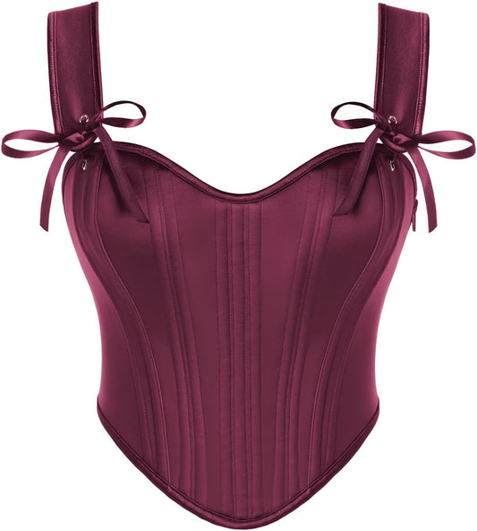 Vintage Renaissance Sweetheart Corset Tops for Women