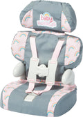 Casdon Grey Car Booster Seat for Dolls - Safe On-the-Go Play
