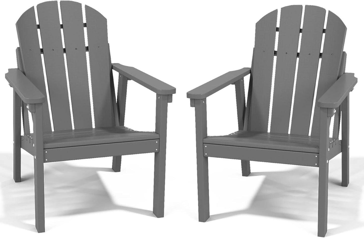 Adirondack Chair Set of 2 for All Weather Outdoor Comfort