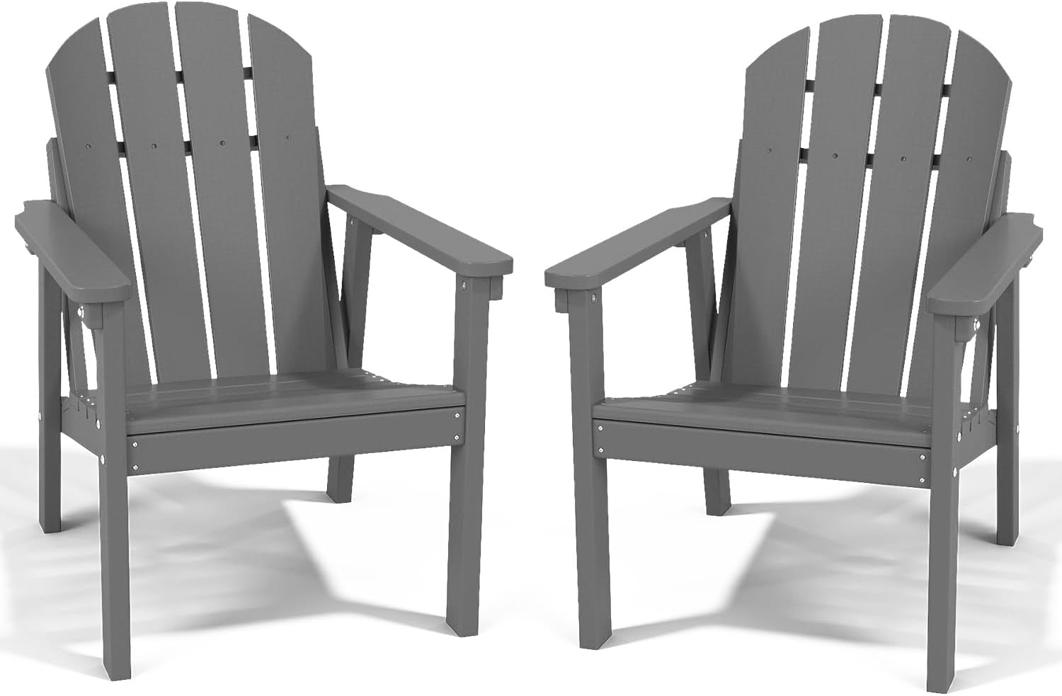 Adirondack Chair Set of 2 for All Weather Outdoor Comfort
