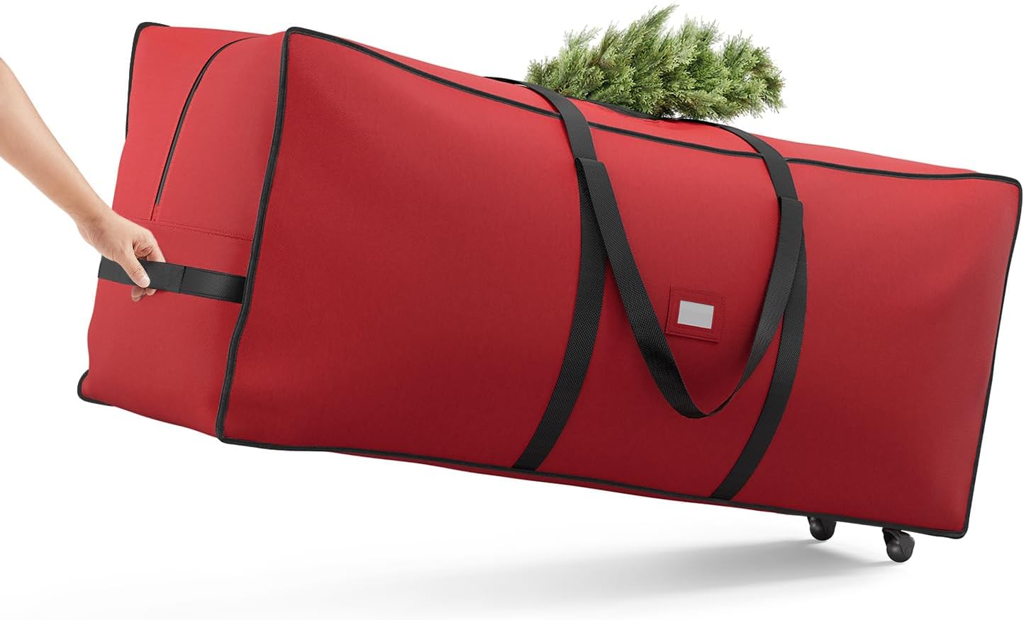 SONGMICS Christmas Tree Storage Bag with Wheels for Easy Use