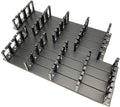 1U 19 Server Rack Cable Management Panel with D-Ring Hooks - Flexible