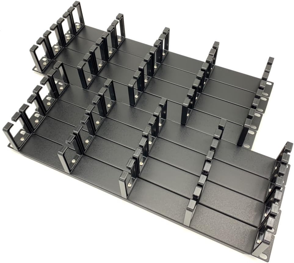 1U 19 Server Rack Cable Management Panel for Organized Cables