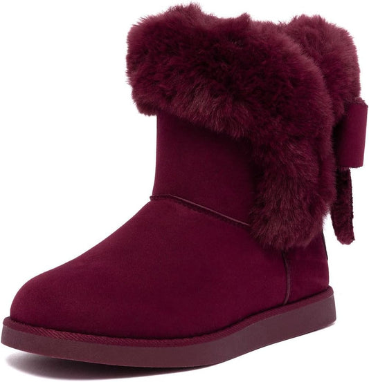 Juicy Couture Women's Slip On Winter Snow Boots for Comfort