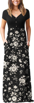 GRECERELLE Womens Long Maxi Dresses for Summer Casual Wear