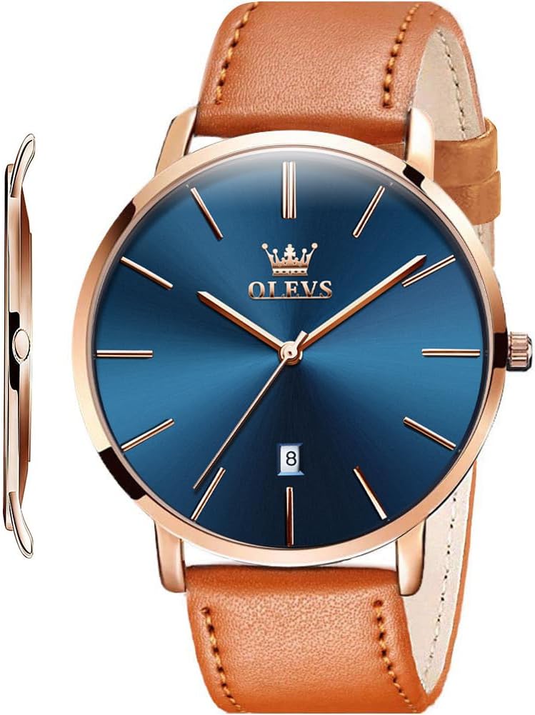 OLEVS Minimalist Water-Resistant Men's Watch