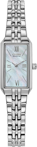 Citizen Ladies Eco-Drive Classic Dress Corso Stainless Steel Rectangle