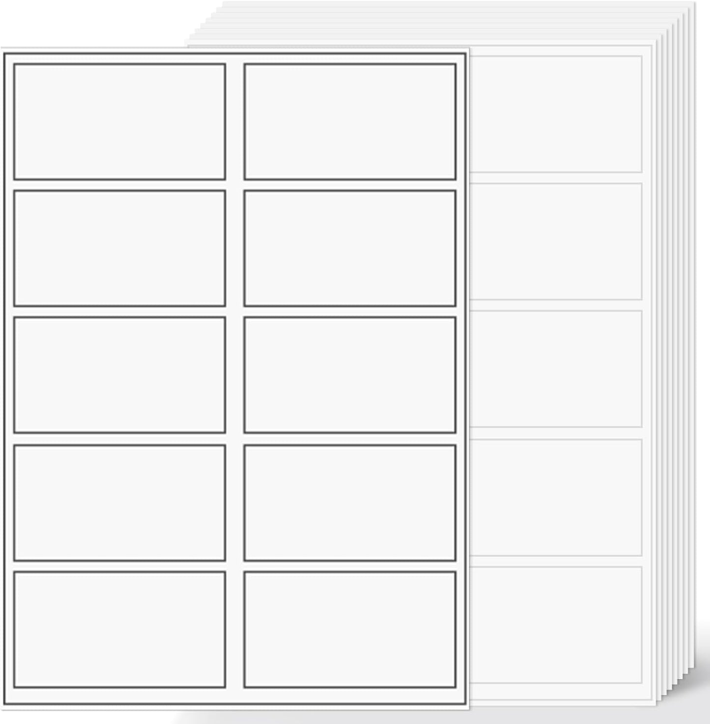 2in x 4in Shipping Address Labels for Easy Custom Printing