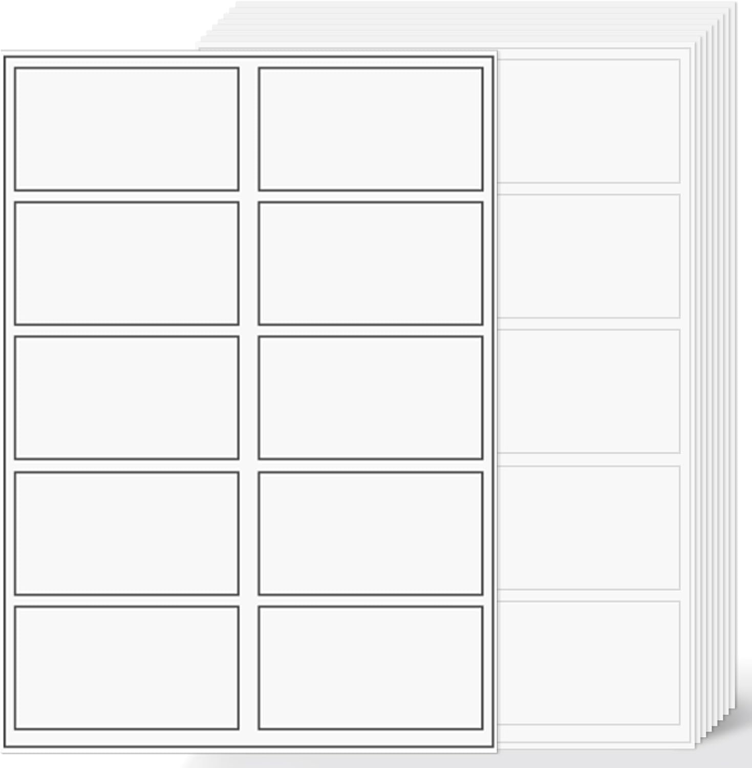 2in x 4in Shipping Address Labels for Easy Custom Printing