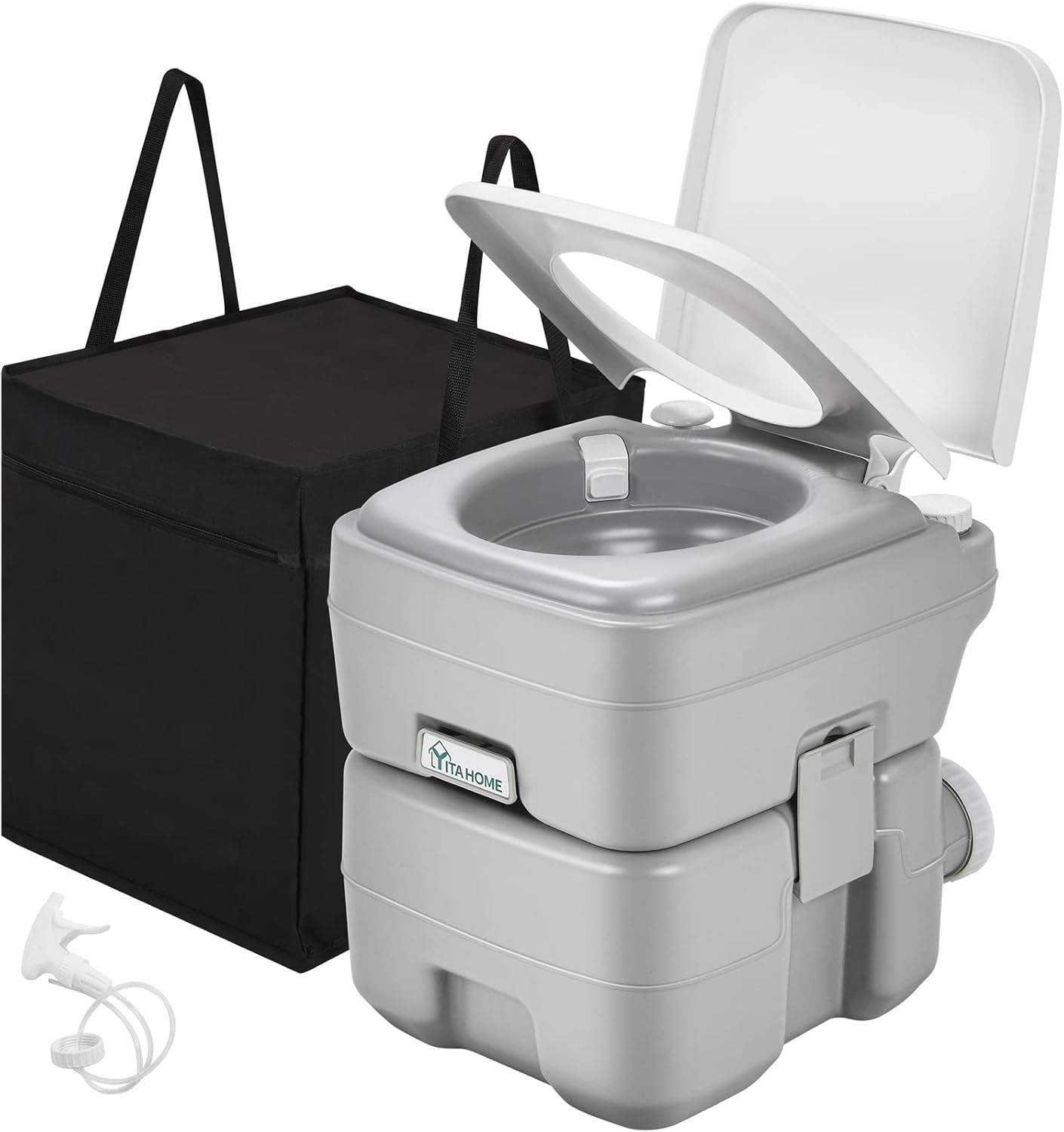 YITAHOME Portable Toilet for Camping - 5.28 Gallon Capacity
