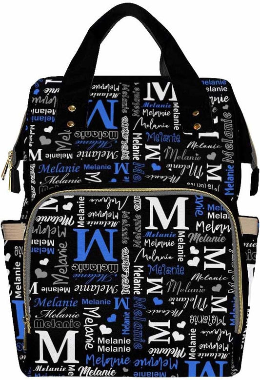 Personalized Signature Diaper Bag by InterestPrint