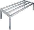 48 in x 20 in x 12 in Aluminum Dunnage Rack - Heavy-Duty Storage