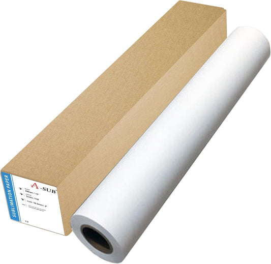 A-SUB 120gsm Sublimation Paper Roll 13x110' - Fast Drying