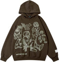 COOLMONAR Cartoon Hoodie - Hip Hop Style!