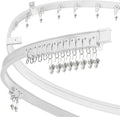 20 Ft Flexible Ceiling Curtain Track for Bay Windows & Room Dividers