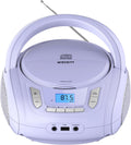 Radio CD Player with Bluetooth and FM Radio - Portable CD Boombox