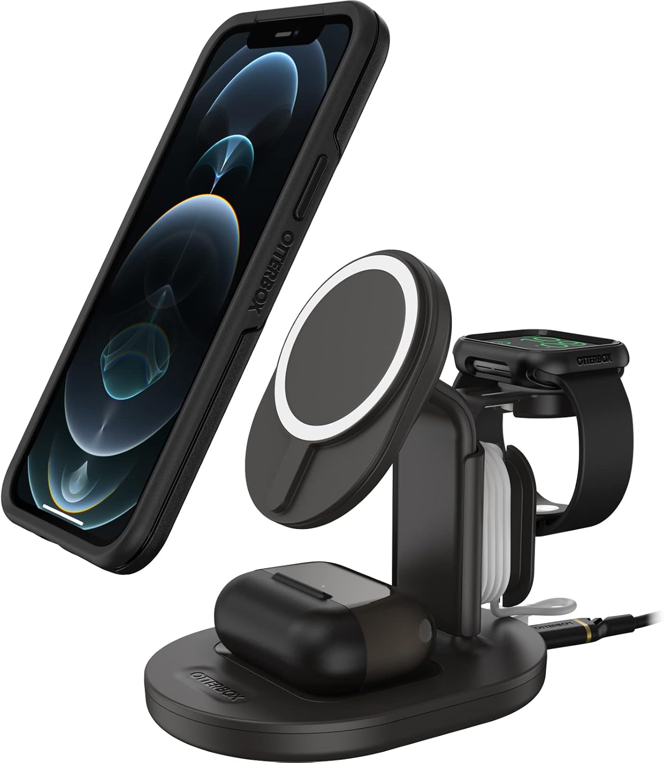 OtterBox Fast Charge MagSafe Station - Black