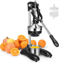 Extra-Tall Cast Iron Orange Juicer Squeezer - Heavy-Duty Manual Press