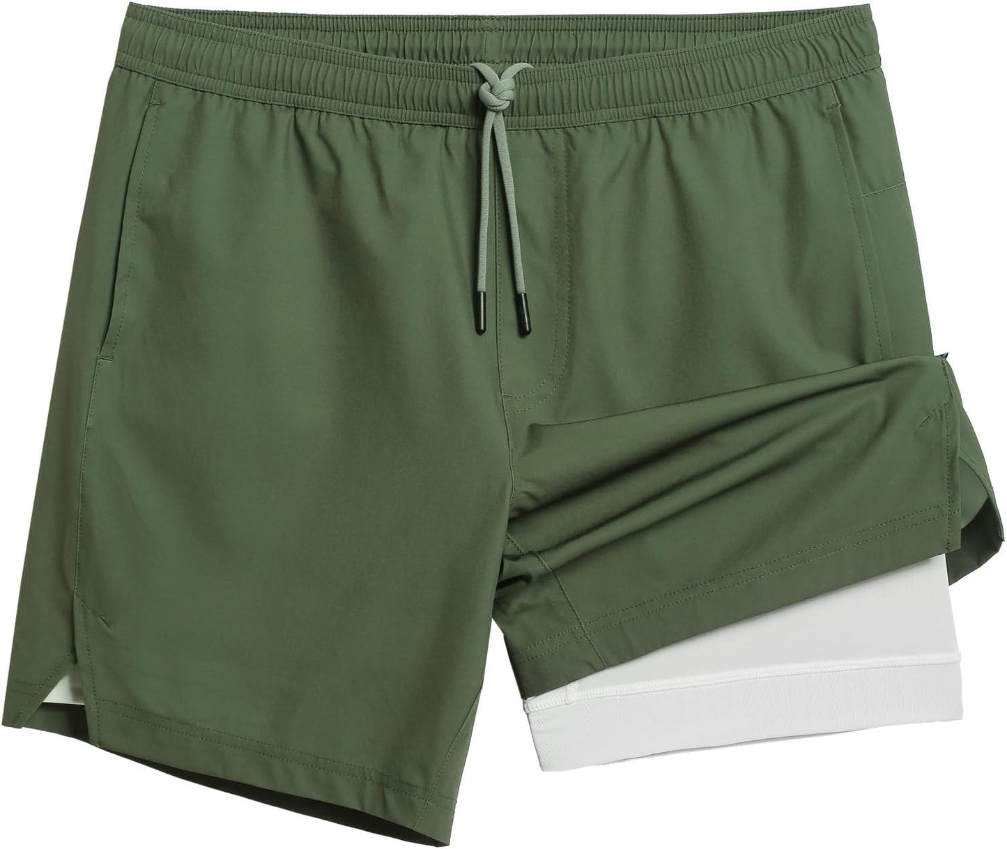 maamgic Gym Shorts for Men 7 inch Inseam Quick Dry Athletic