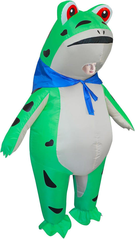 Stegosaurus Inflatable Frog Costume for Kids Halloween Fun