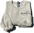 Custom Auntie Sweatshirt with Kids' Names - Gift for Aunt