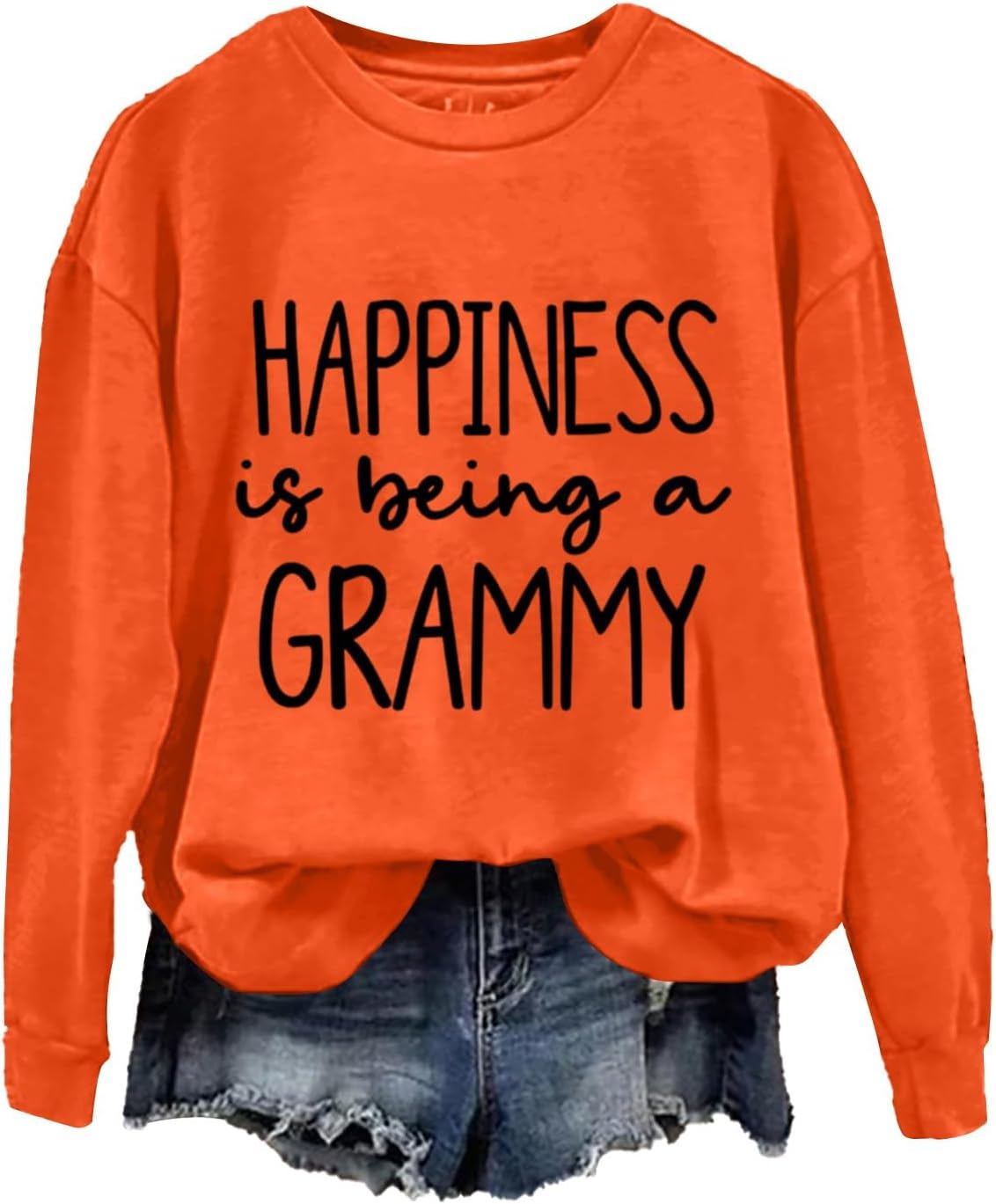 Happiness in Style: Casual Long Sleeve Graphic Tee