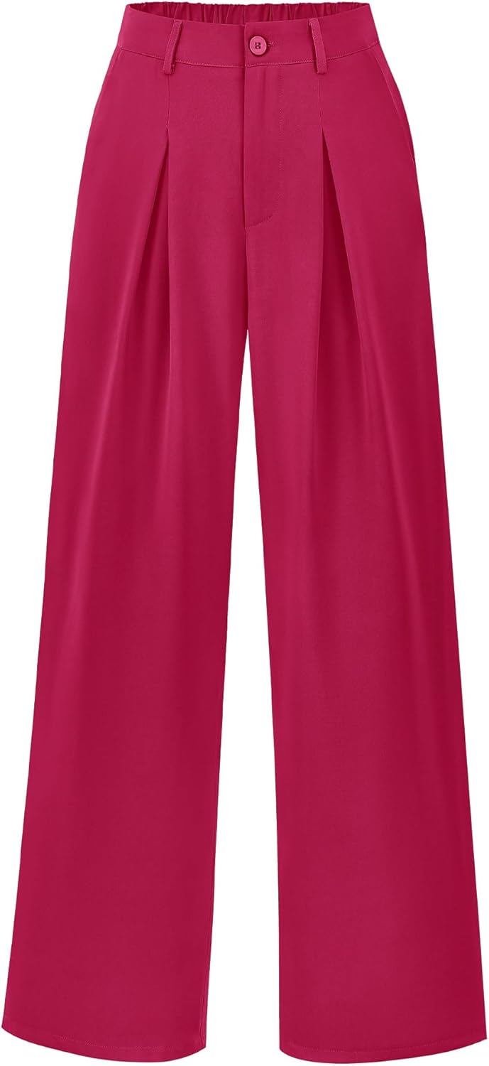 BTFBM Women High Waist Palazzo Pants for Casual Elegance
