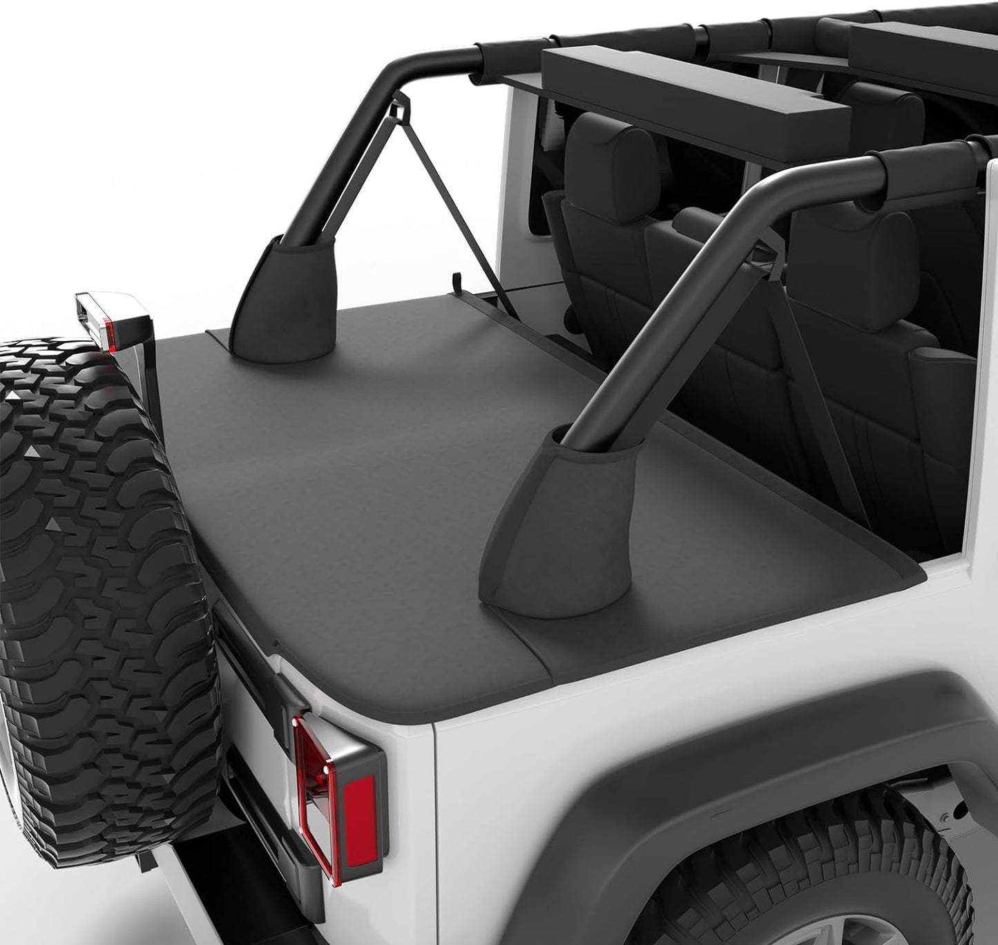 Custom Tonneau Cover for Wrangler JK 4 Doors 2007-2018 Models