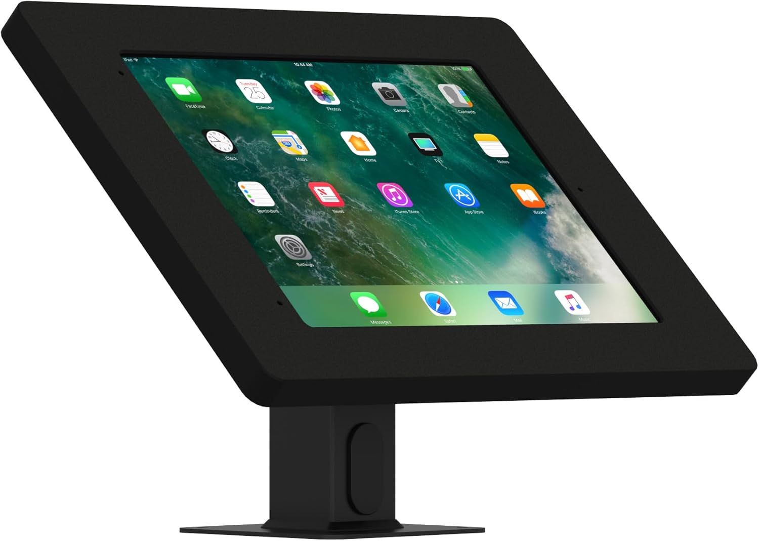 VidaMount Black Home Button Enclosure & Rotating Desk Mount
