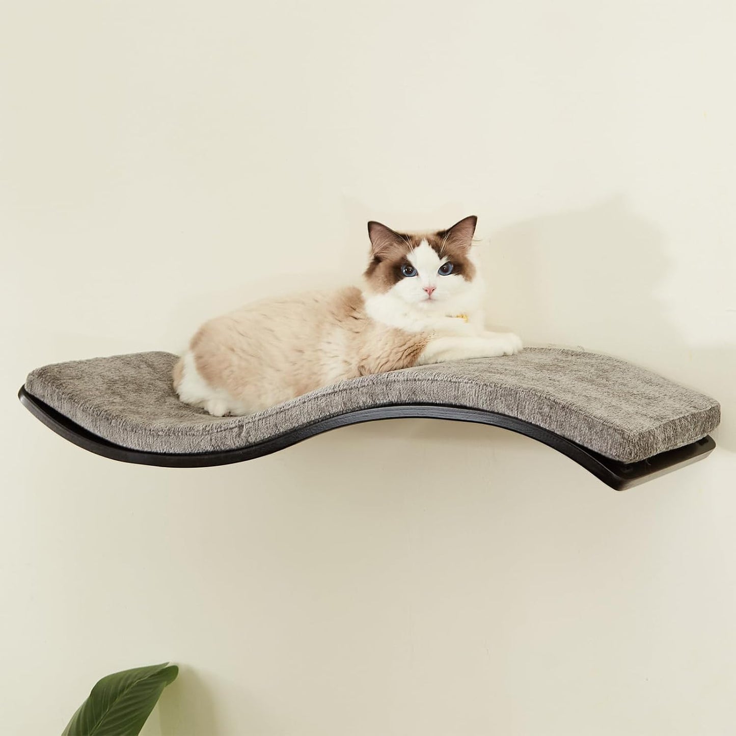Wave Modern Cat Bed - Comfortable Cushion Cat Shelf for Cats