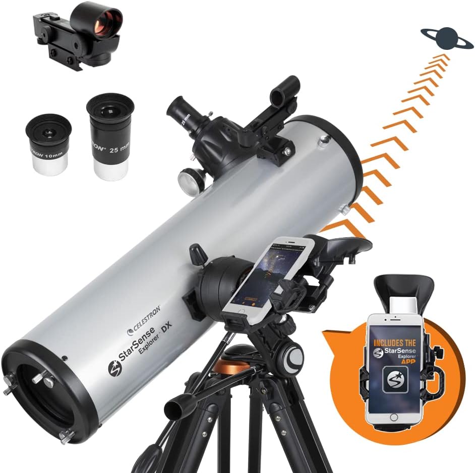 Celestron StarSense Explorer DX 130AZ Telescope for Beginners