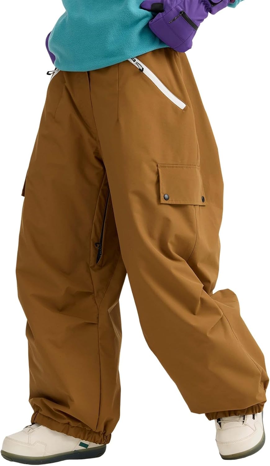 Baggy Ski Pants for Women and Men - Insulated and Waterproof