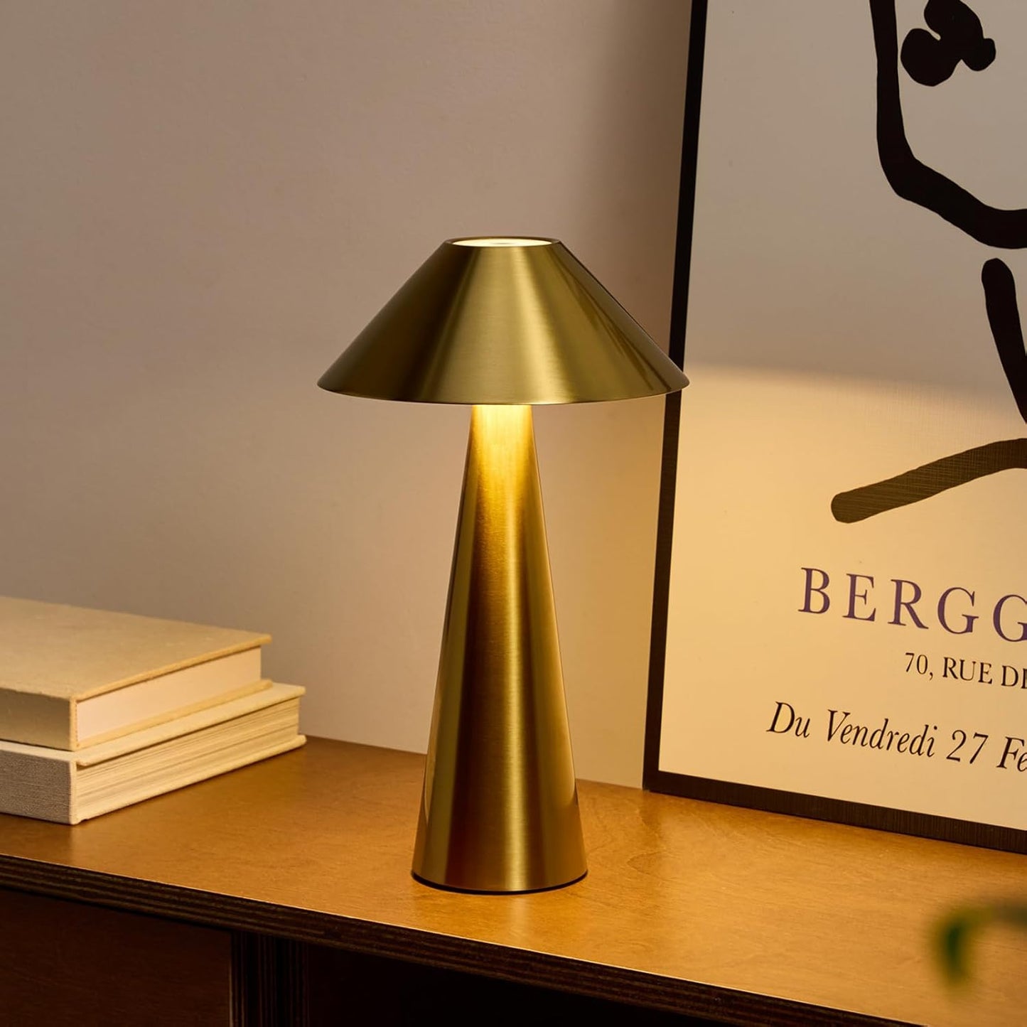 Bojim Rechargeable Cordless Table Lamp for Outdoor and Indoor Use